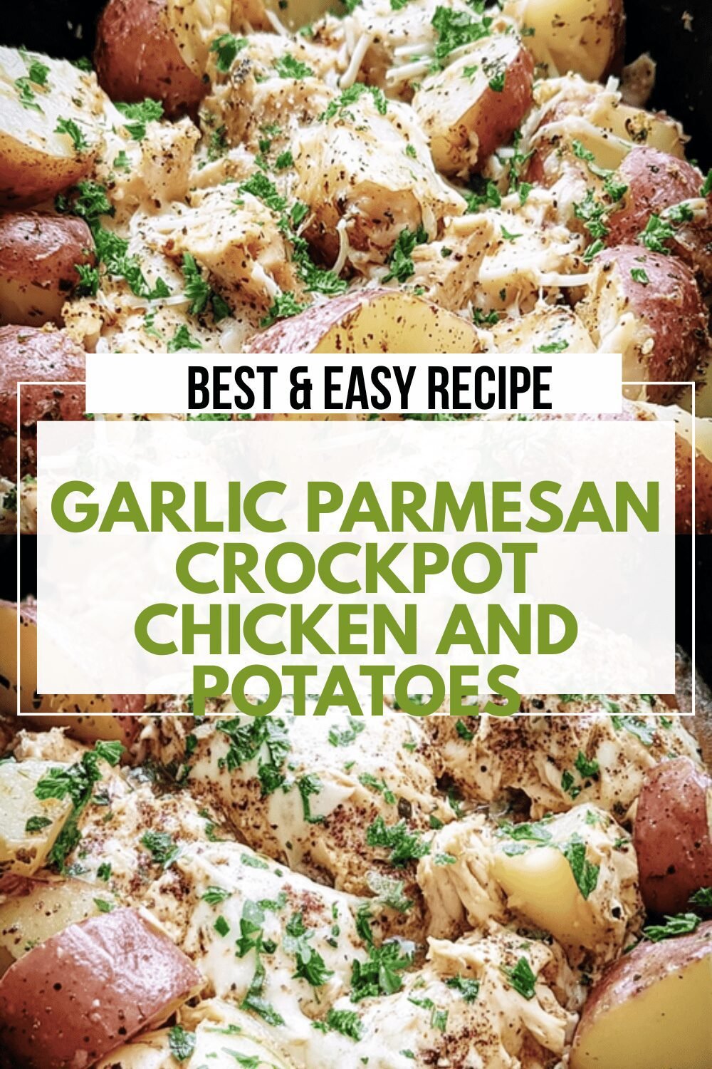Crockpot Garlic Parmesan Chicken With Roasted Potatoes Recipe 6 Garlic Parmesan Crockpot Chicken And Potatoes
