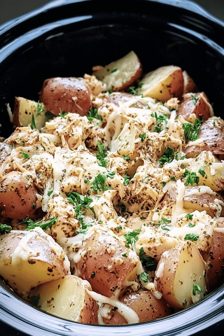 Garlic Parmesan Crockpot Chicken And Potatoes 33.Png