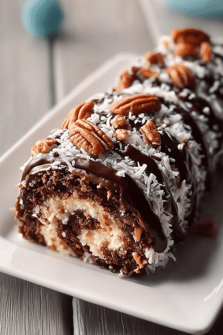 German Chocolate Cake Roll 99.Png