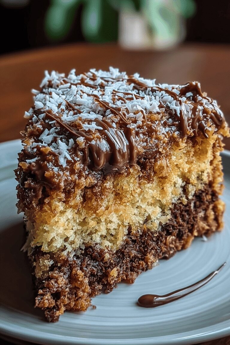 German Chocolate Paradise Slice 50.Png