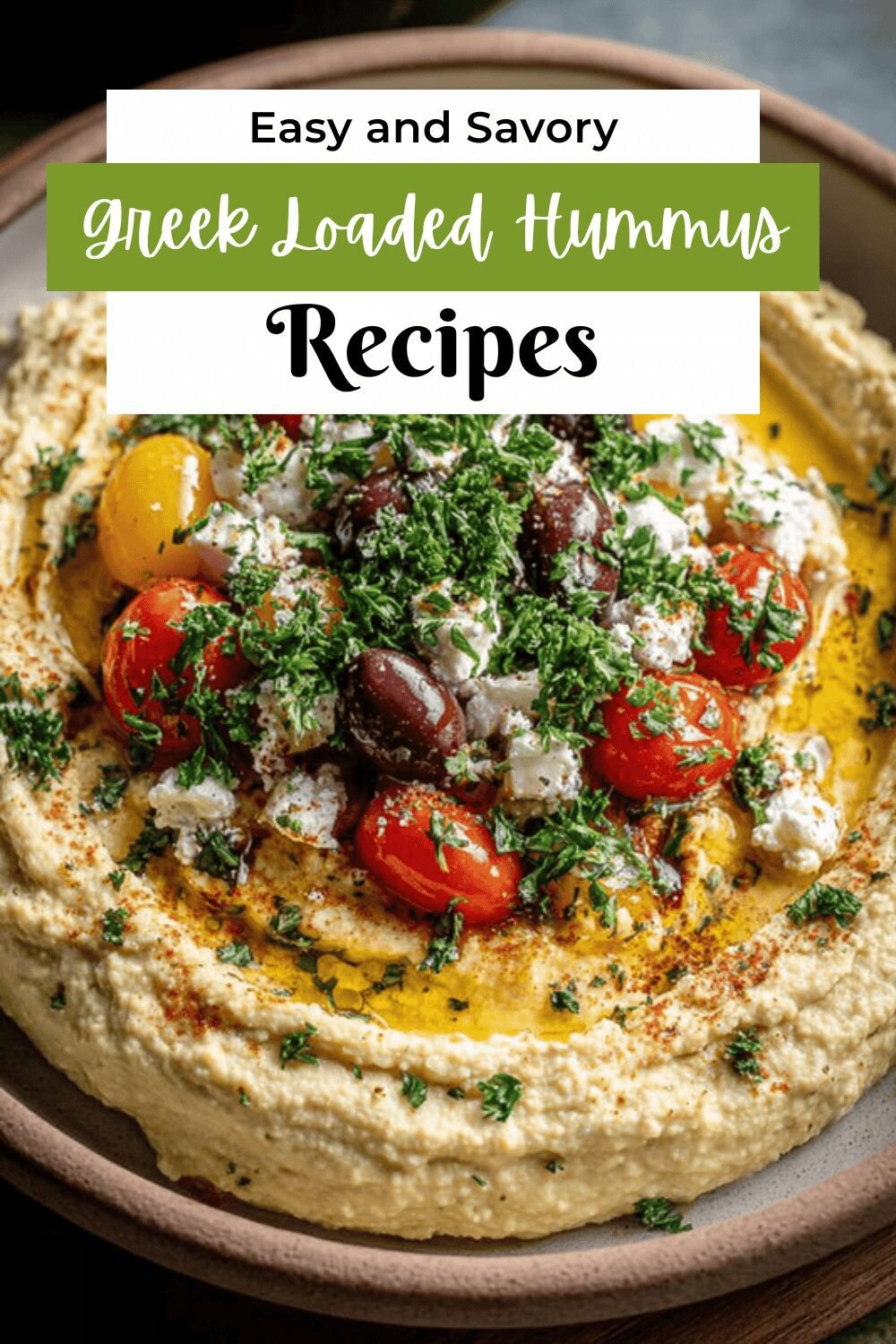Greek Loaded Hummus Mango