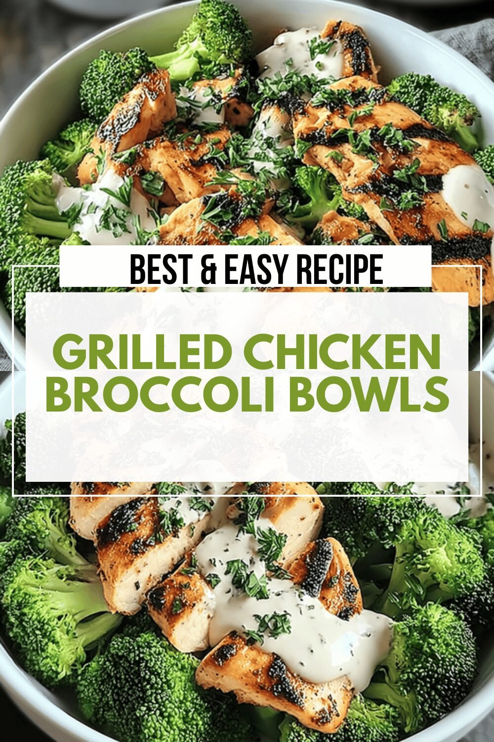 Grilled Chicken Broccoli Bowls
