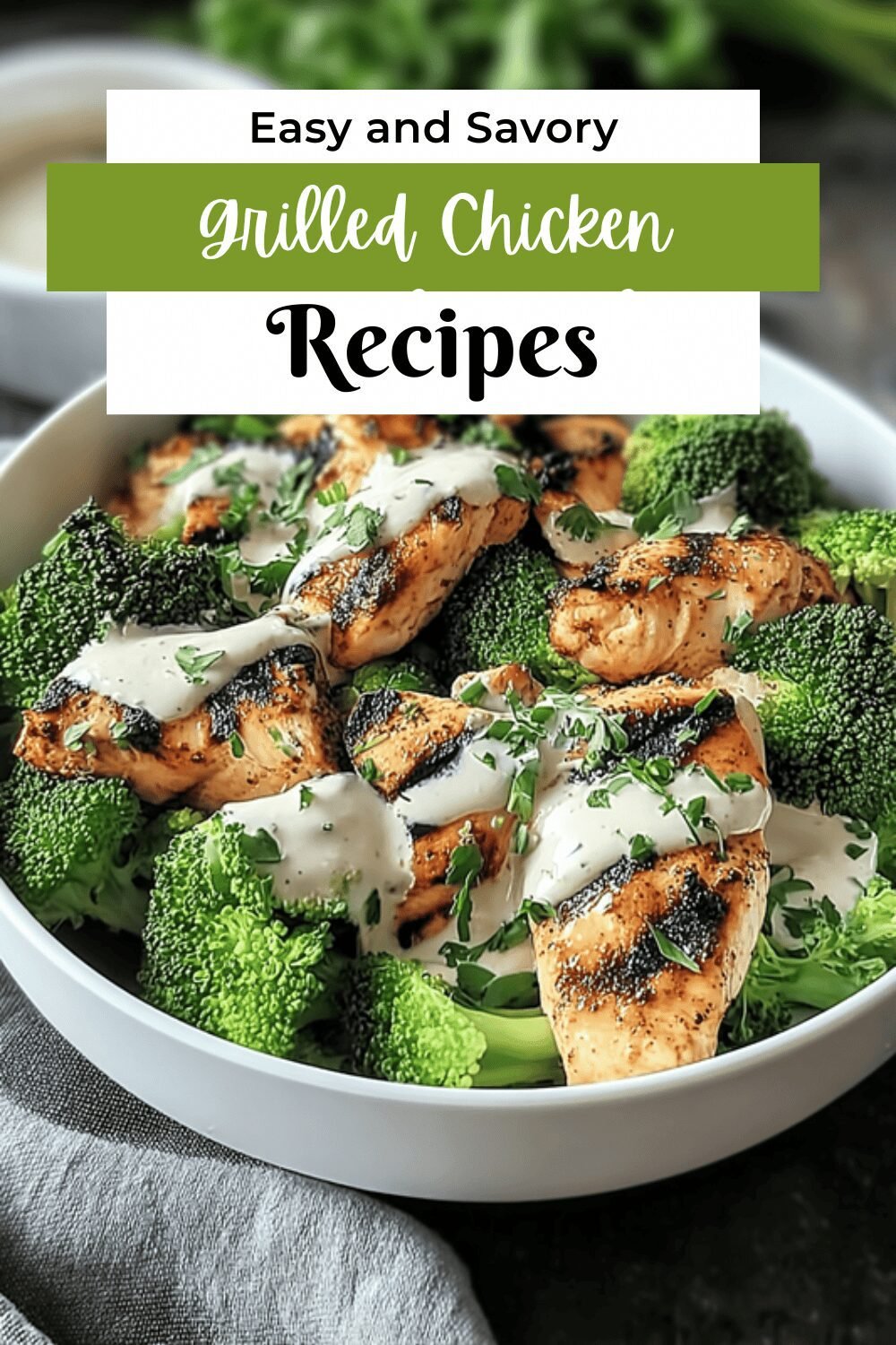 Grilled Chicken Broccoli Bowls
