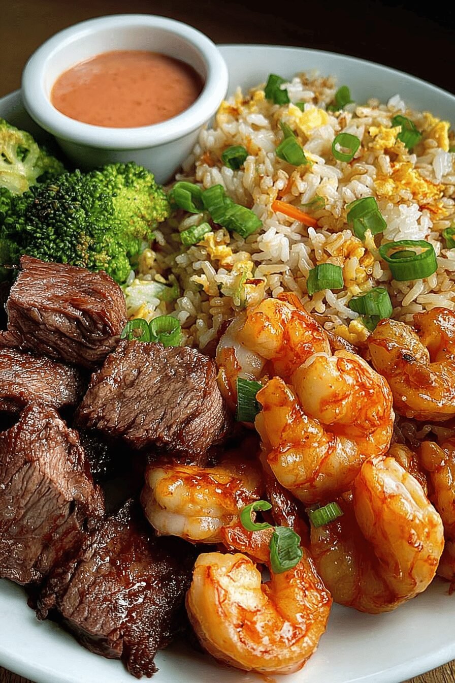 Hibachi Steak Shrimp Rice