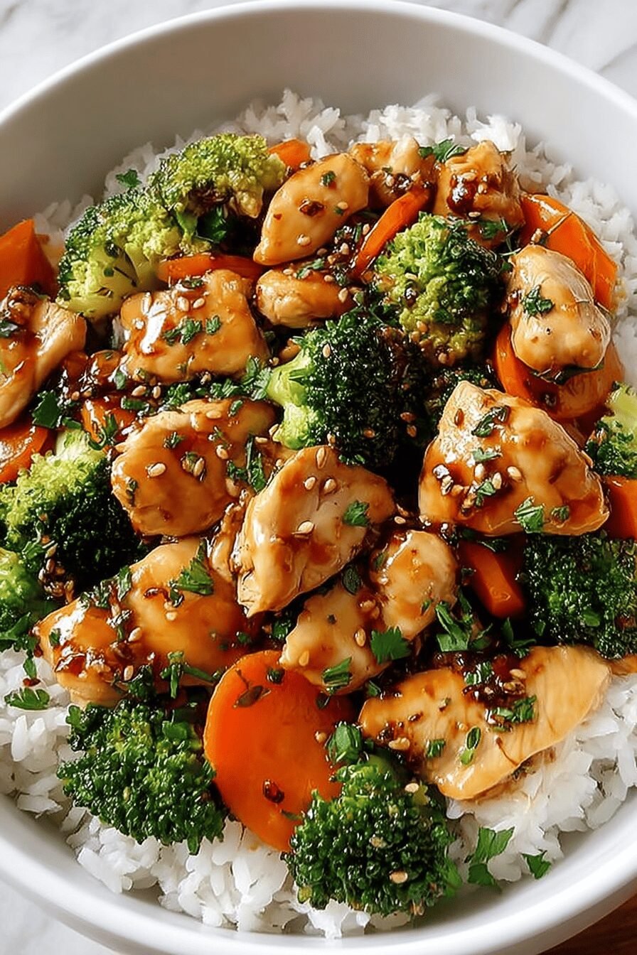 Honey Garlic Chicken Stir Fry