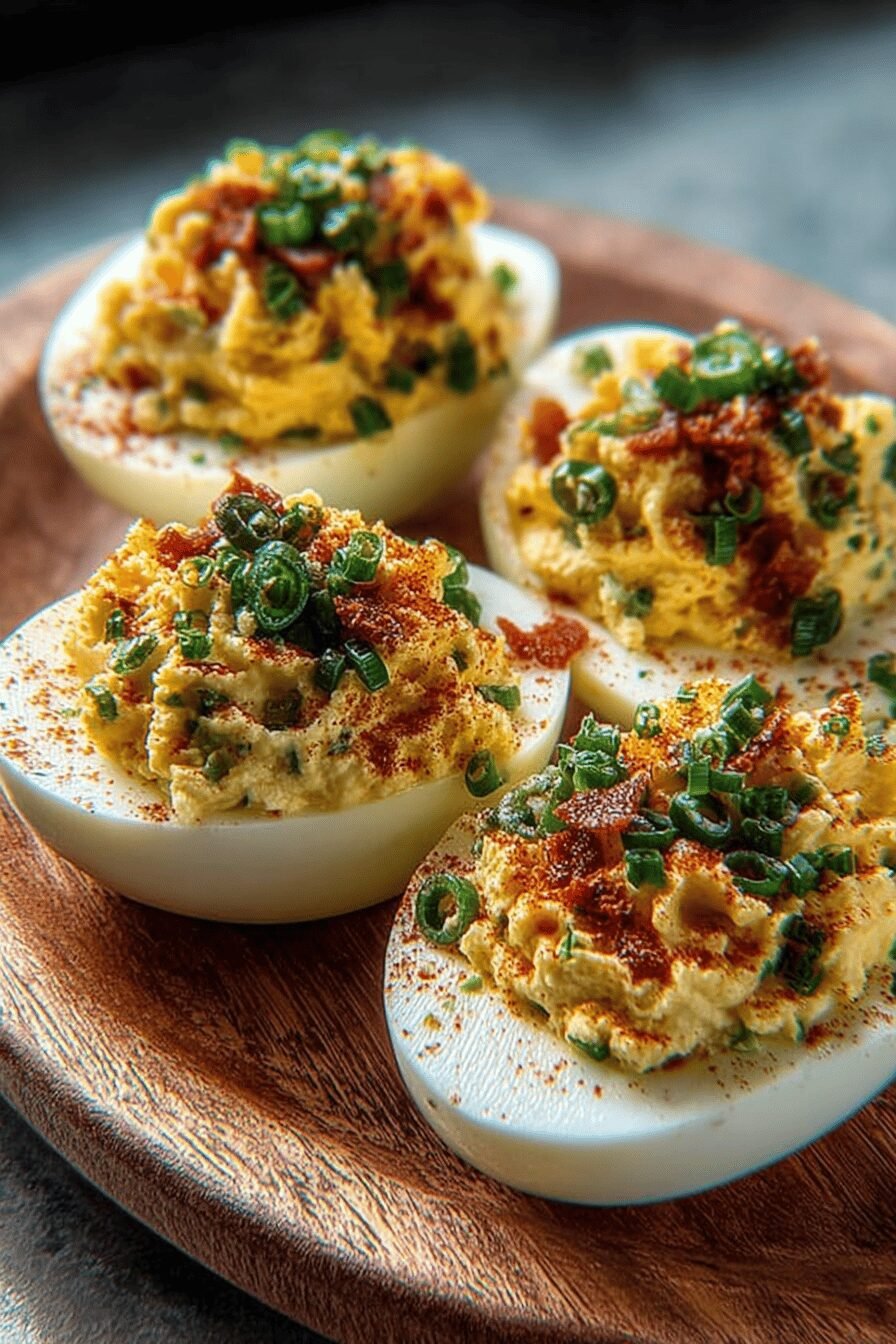 Jalapeno Popper Deviled Eggs