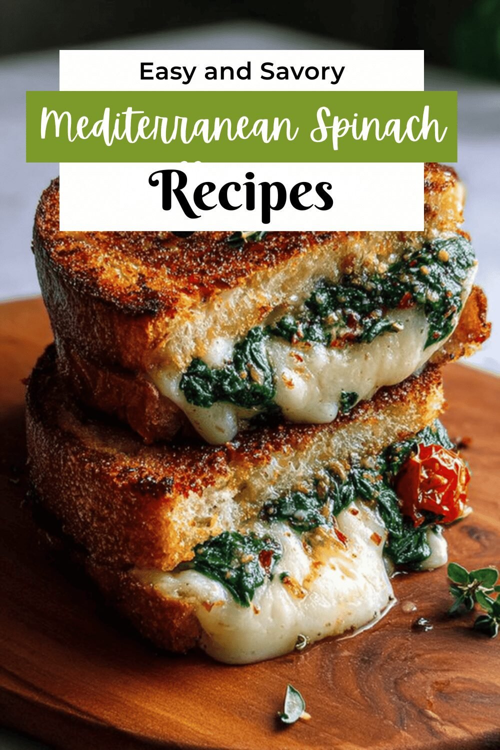 Mediterranean Grilled Cheese Recipes With Fresh Herbs And Bold Flavors 7 Mediterranean Spinach Grilled Cheese