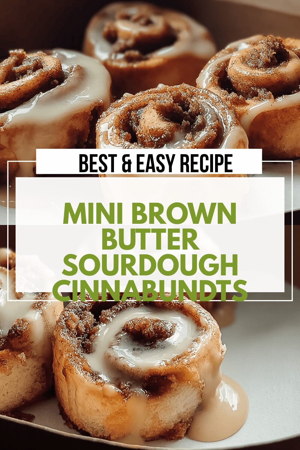 Mini Brown Butter Cinnabundts Recipe With Cinnamon Swirls 6 Mini Brown Butter Sourdough Cinnabundts