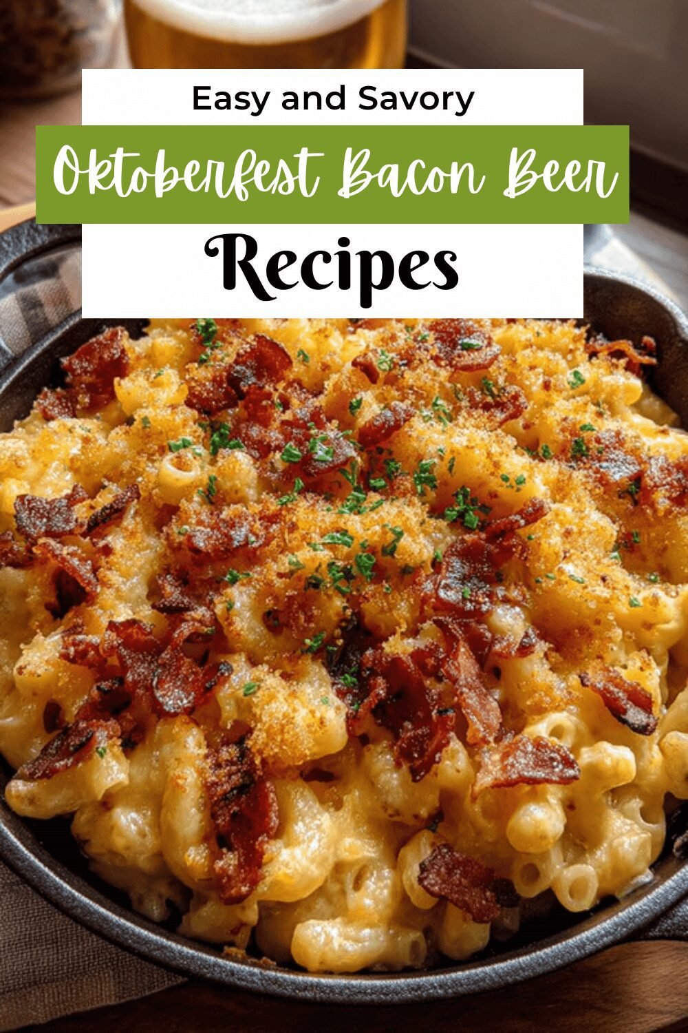Oktoberfest Bacon Beer Mac