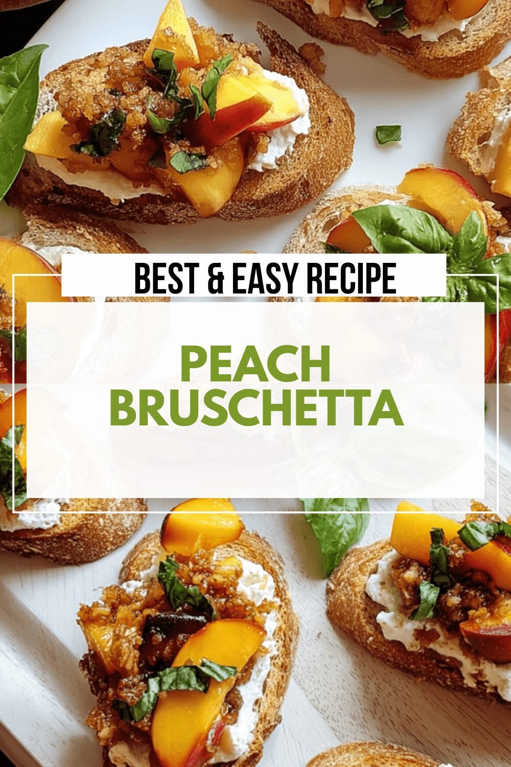 Peach Bruschetta