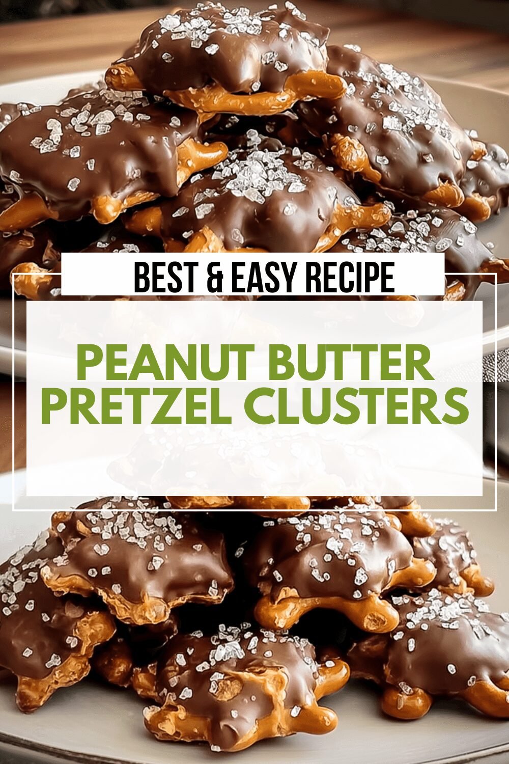 Peanut Butter Pretzel Clusters