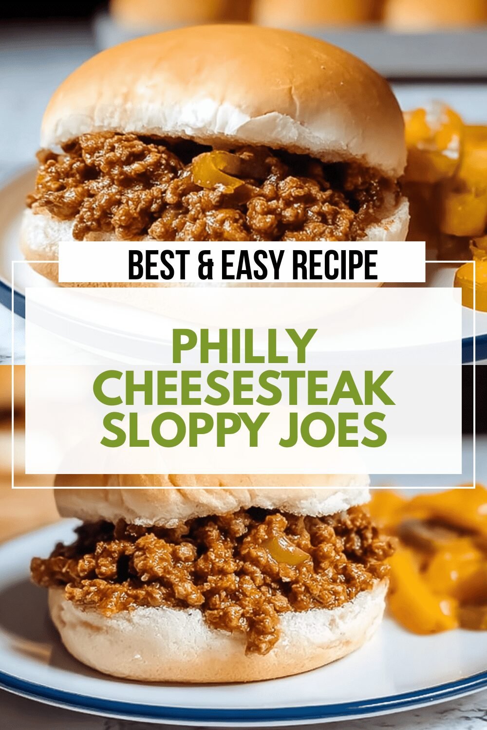 Philly Cheesesteak Sloppy Joes