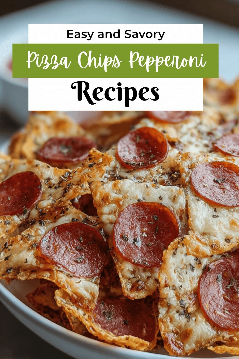 Pizza Chips Pepperoni Crispy