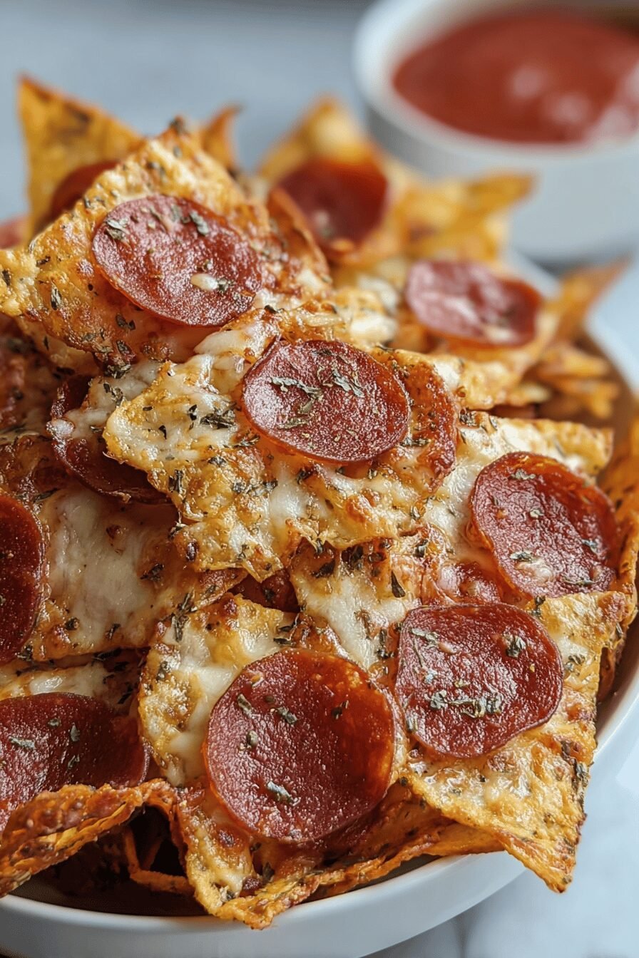 Pizza Chips Pepperoni Crispy