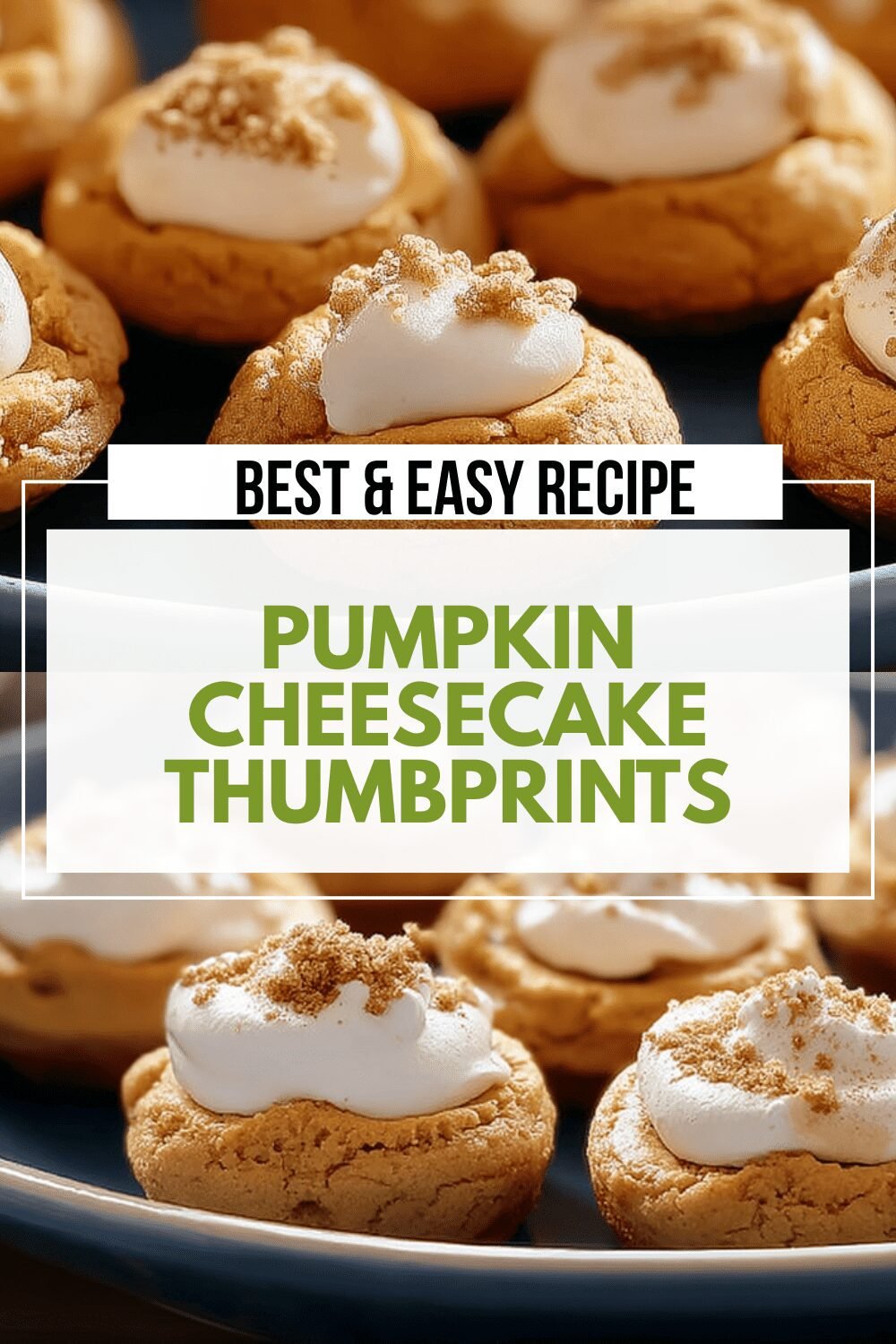 Cheesecake Stuffed Pumpkin Thumbprint Cookies Recipe 6 Pumpkin Cheesecake Thumbprints
