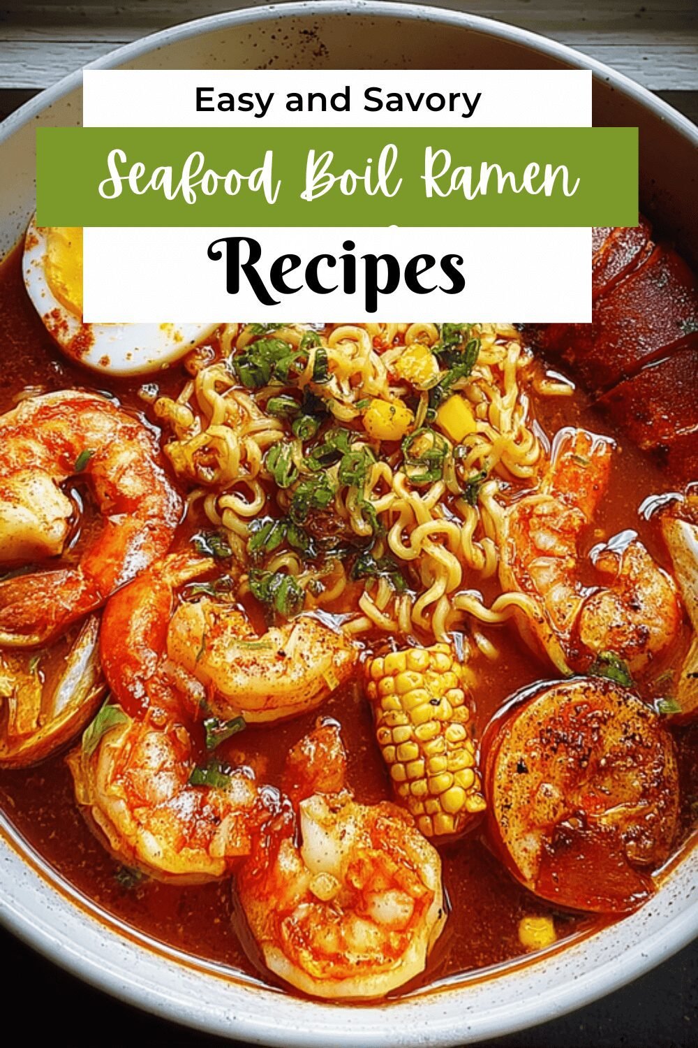 Seafood Boil Ramen Bowl