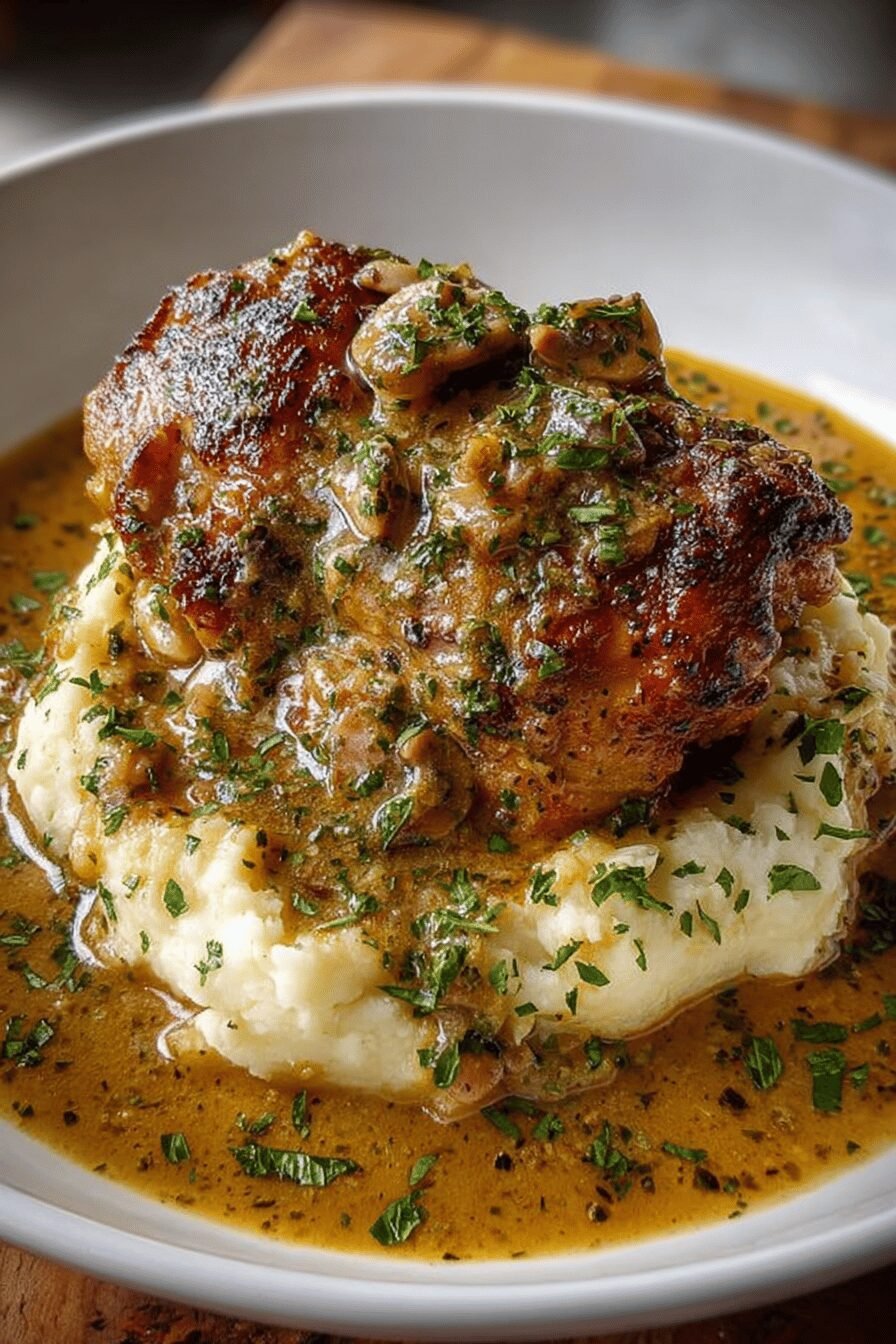 Creamy Smothered Chicken Thighs Recipe For Rich And Tender Flavor 6 Smothered Chicken Thighs