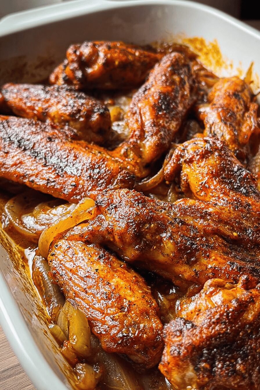 Smothered Turkey Wings
