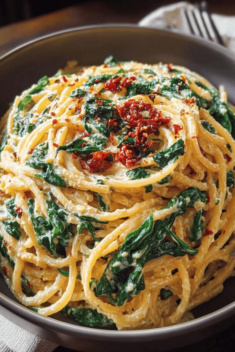 Spaghetti Spinach Sundried Cream 95.Png