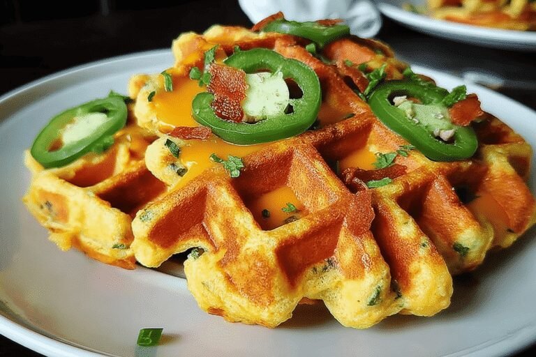 Spicy Cheddar Jalapeno Cornbread Waffles 74.Png