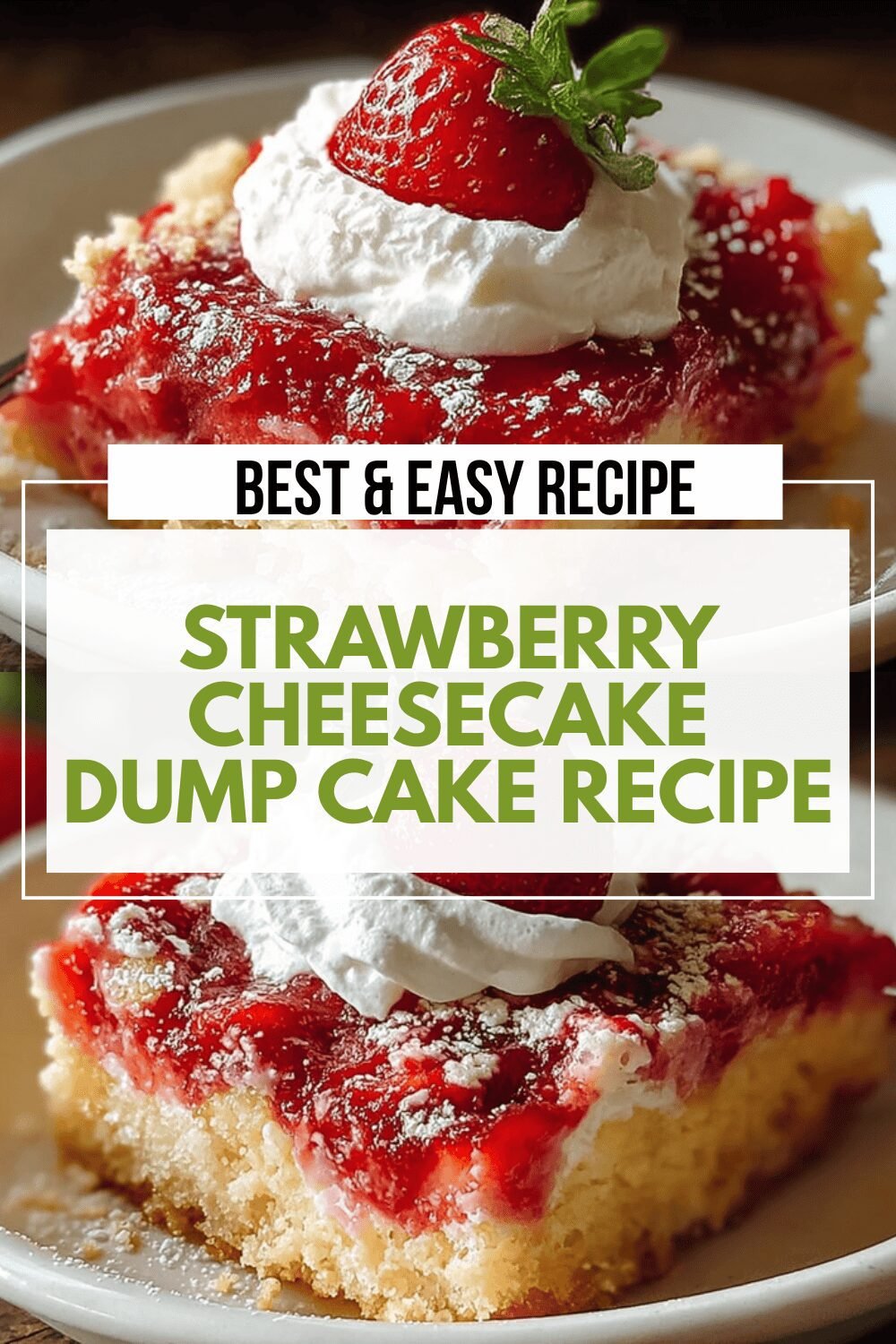 Strawberry Cheesecake Dump Cake Recipe For Easy Delicious Dessert 6 Strawberry Cheesecake Dump Cake Recipe