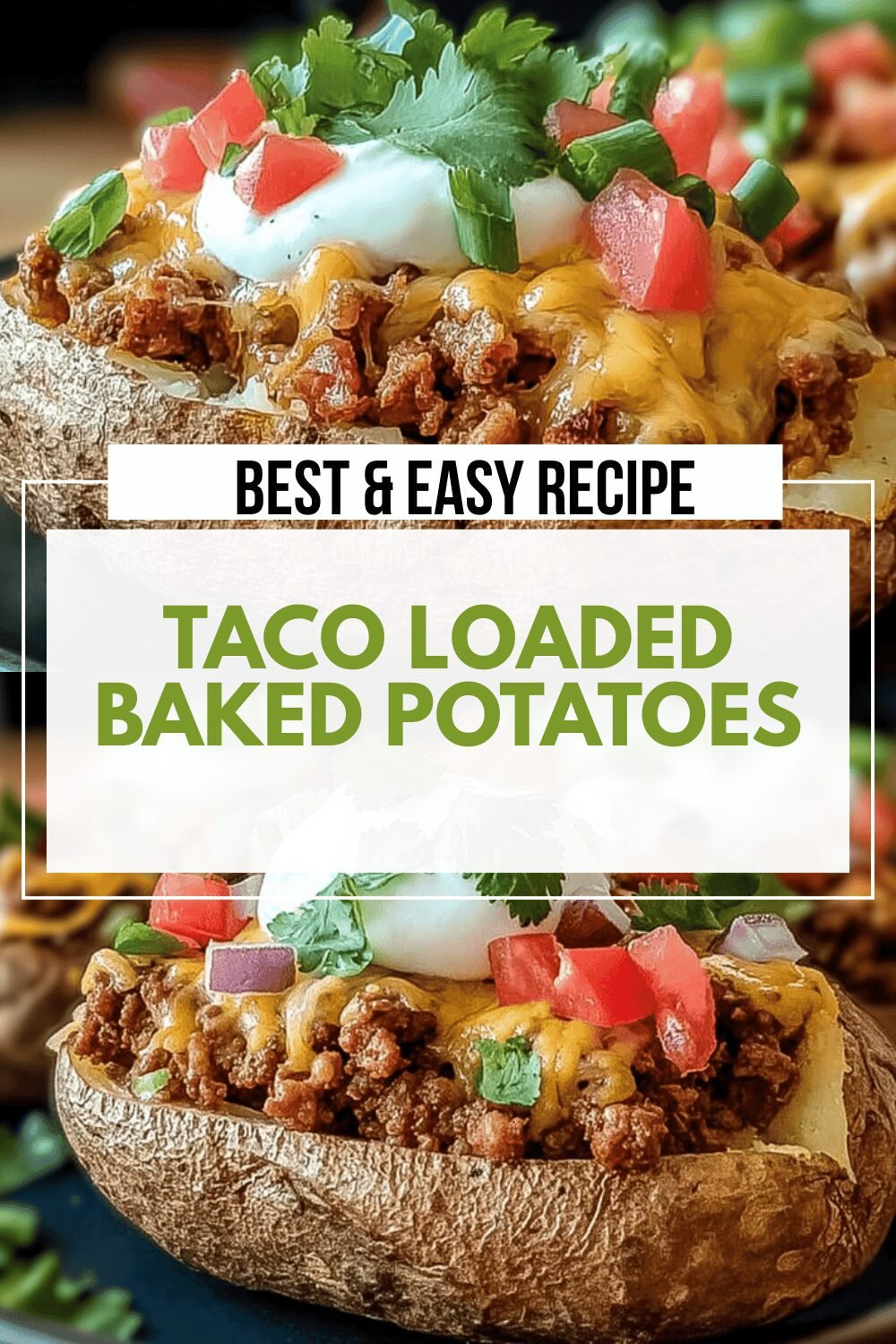 Taco Stuffed Baked Potatoes Recipe For A Flavorful Meal 6 Taco Loaded Baked Potatoes