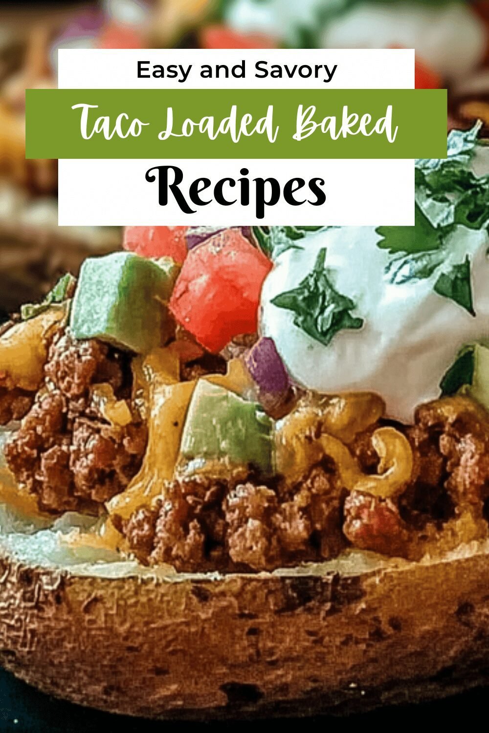 Taco Stuffed Baked Potatoes Recipe For A Flavorful Meal 7 Taco Loaded Baked Potatoes
