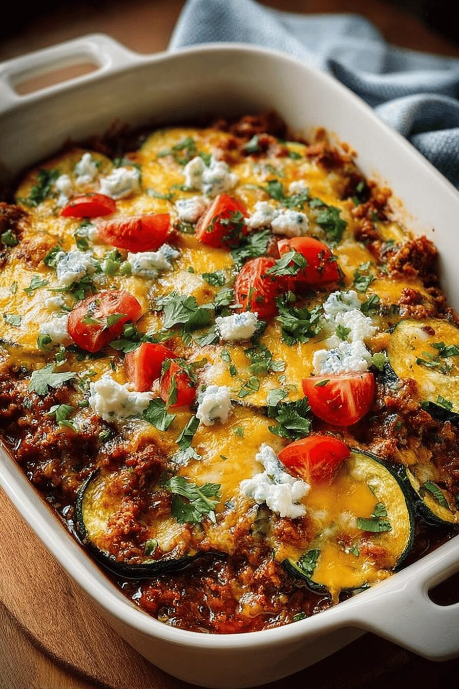 Tex Mex Zucchini Bake