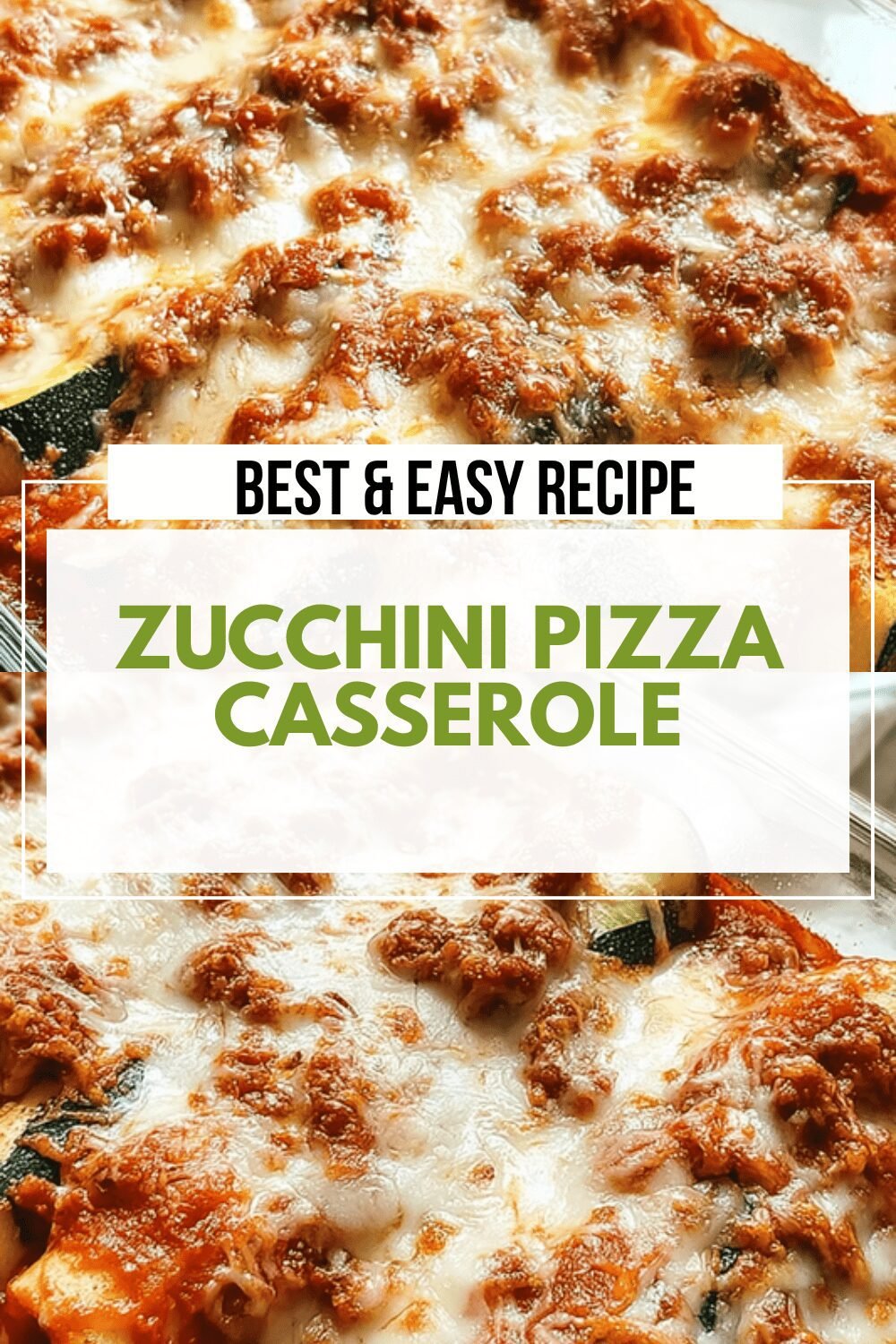 Zucchini Pizza Casserole
