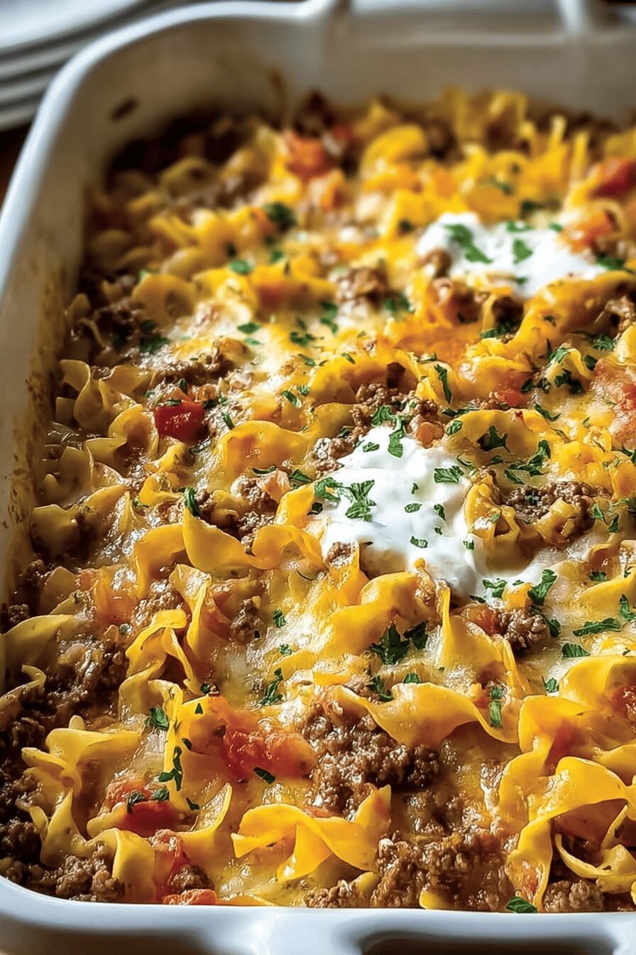 Amish Hamburger Casserole
