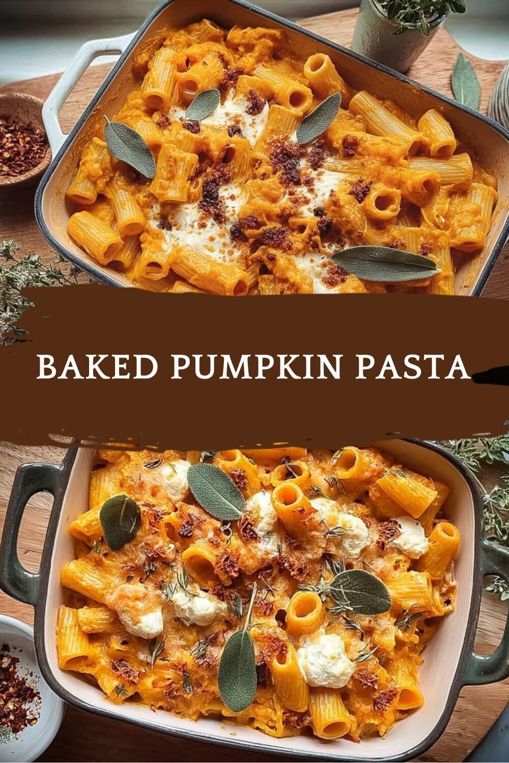Baked Pumpkin Pasta