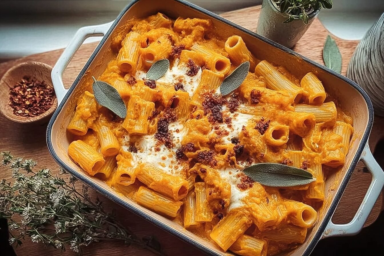 Baked Pumpkin Pasta