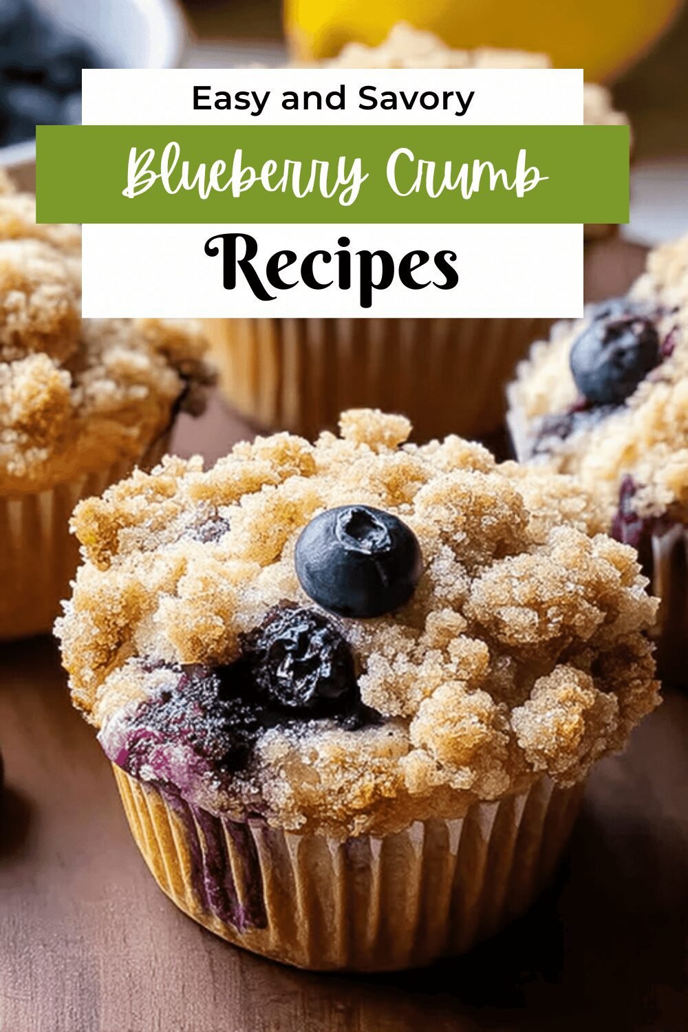 Blueberry Crumb Muffins