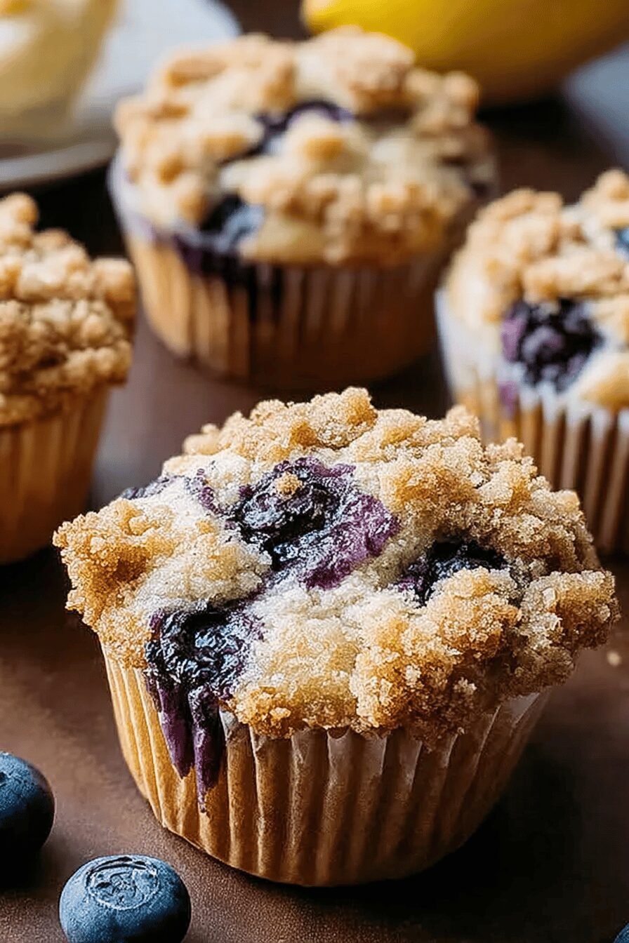 Blueberry Crumb Muffins