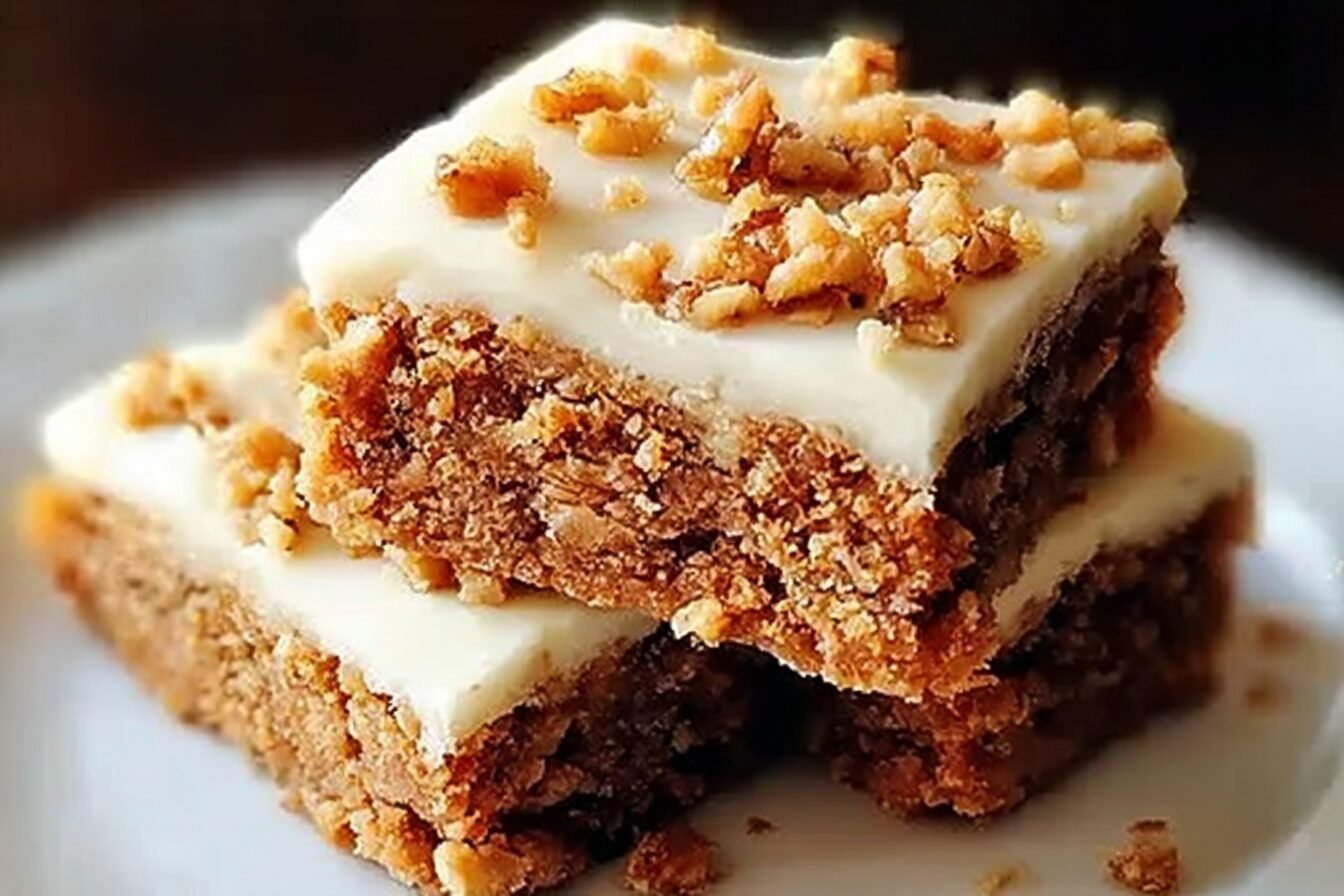 Carrot Cake Bars Recipe With Cream Cheese Frosting And Moist Texture 6 Carrot Cake Bars