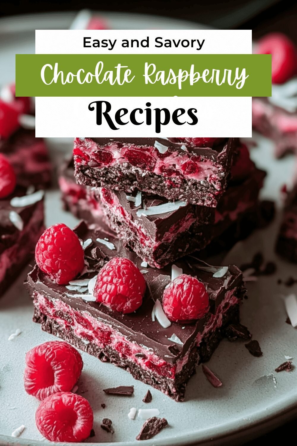 Chocolate Raspberry Coconut Slices Vegan Gluten Free Recipe 7 Chocolate Raspberry Coconut Slices