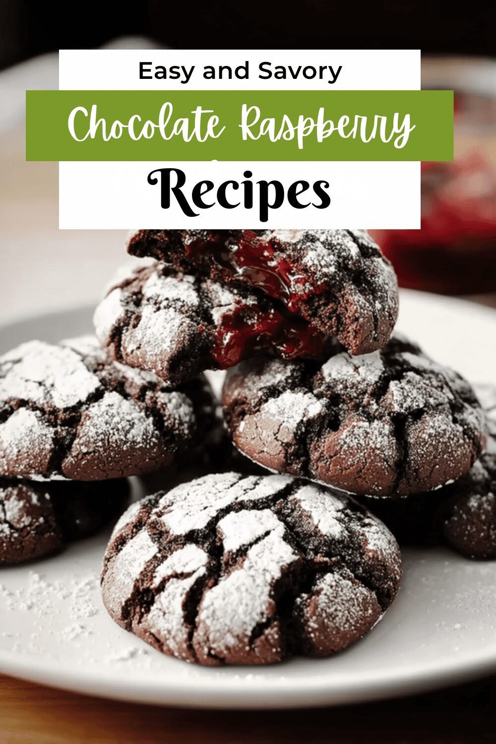 Chocolate Raspberry Crinkle Cookies Recipe With Rich Flavor 7 Chocolate Raspberry Crinkle Cookies