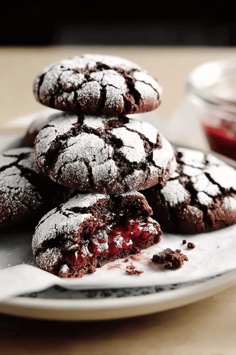 Chocolate Raspberry Crinkle Cookies 91.Png