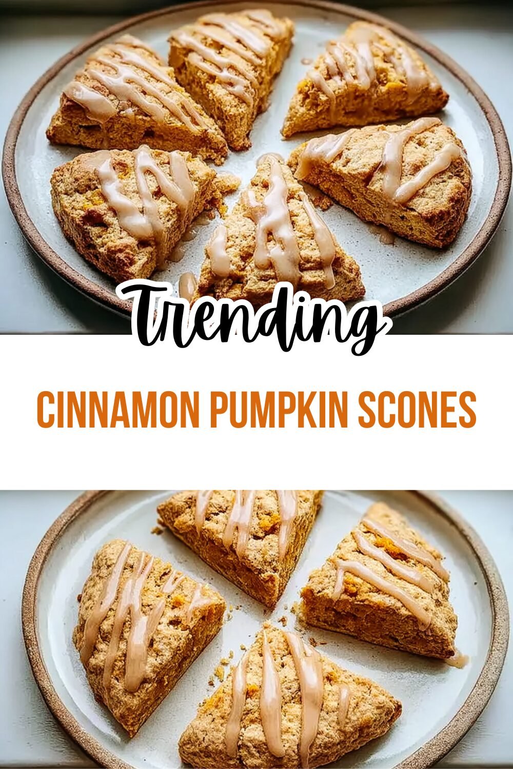 Cinnamon Pumpkin Scones