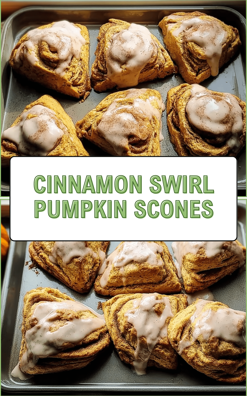 Cinnamon Swirl Pumpkin Scones