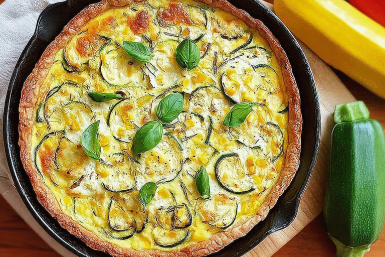 Corn And Zucchini Goat Cheese Quiche With Lemon And Basil 20.Png