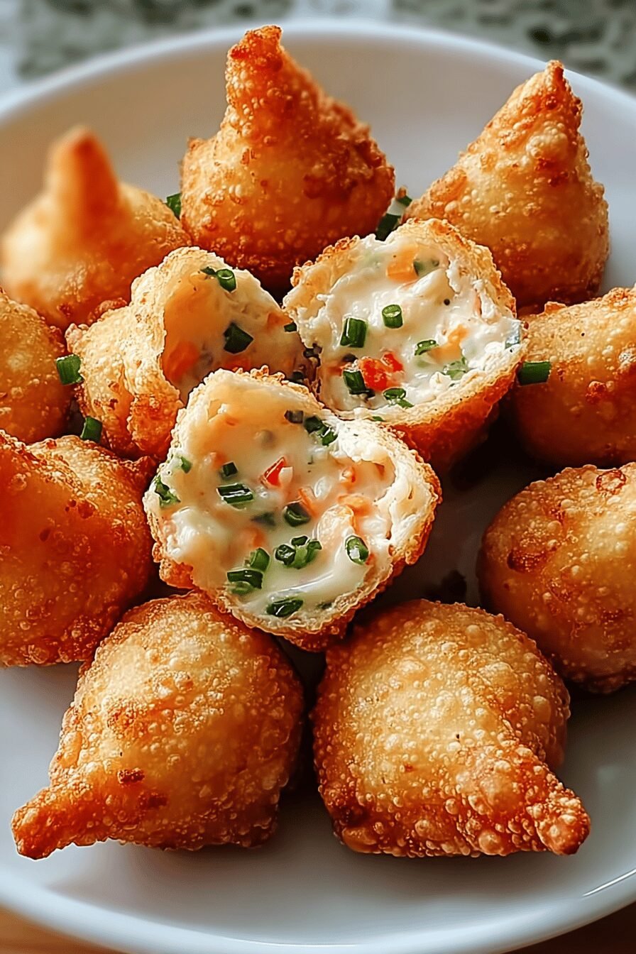 Crab Rangoon Bombs Recipe Crispy Creamy Appetizers To Try 6 Crab Rangoon Bombs