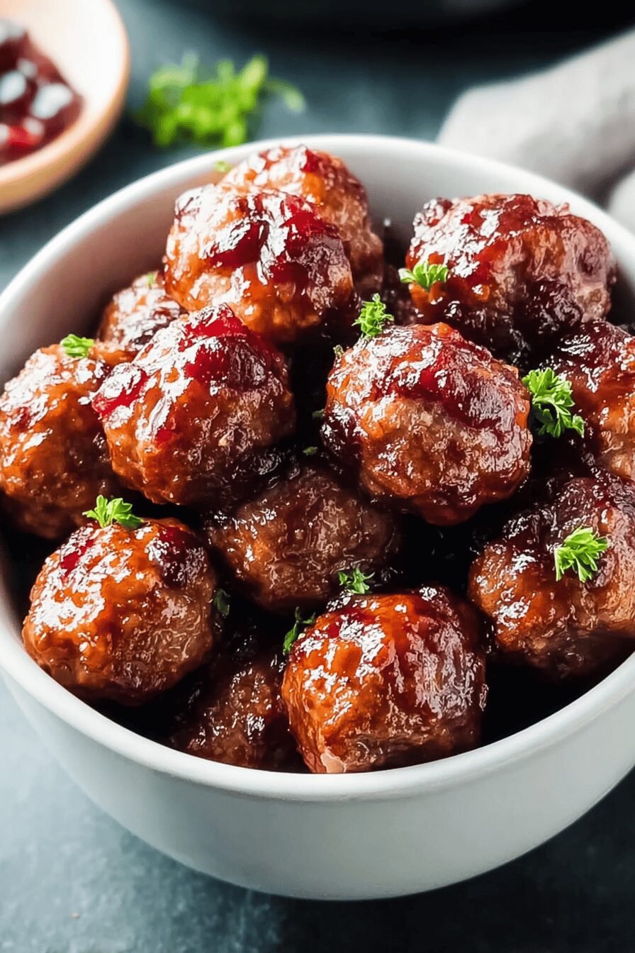 Cranberry Meatballs