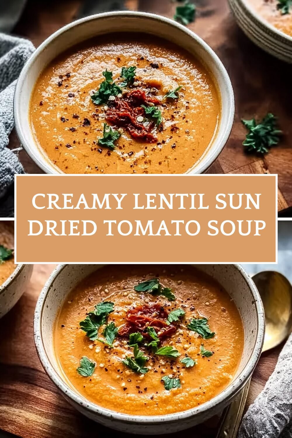 Creamy Lentil Soup With Sun-Dried Tomatoes And Rich Flavors 4 Creamy Lentil Sun Dried Tomato Soup