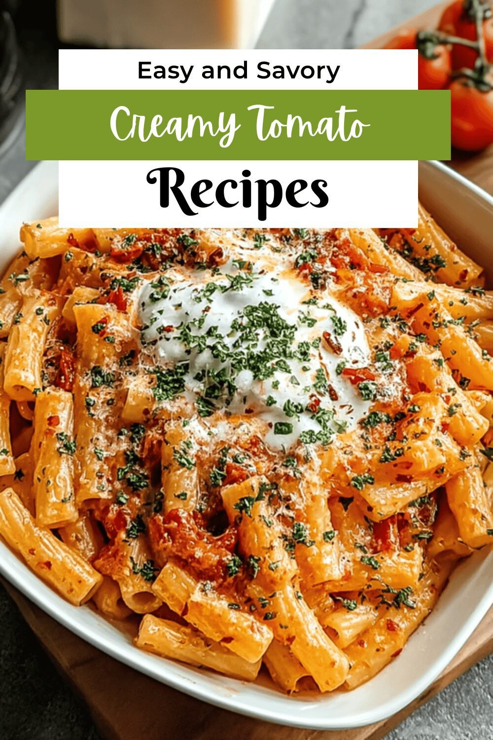 Creamy Tomato Rigatoni Pasta Recipe With Rich And Smooth Sauce 7 Creamy Tomato Rigatoni