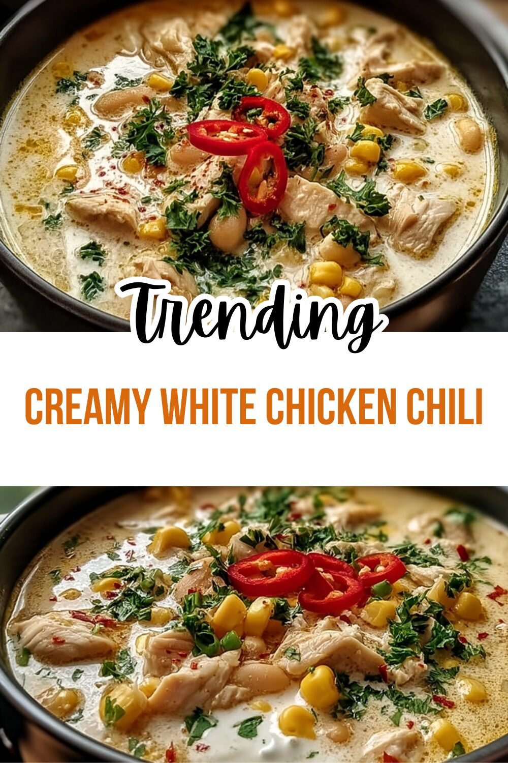Creamy White Chicken Chili