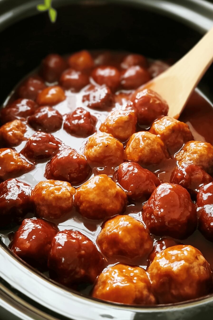 Crockpot Meatballs Smokies