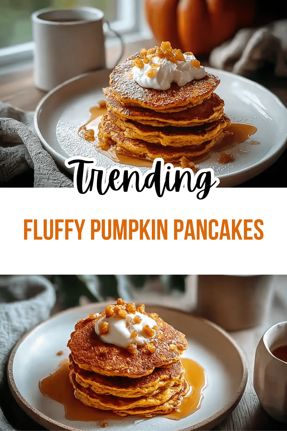 Fluffy Pumpkin Pancakes