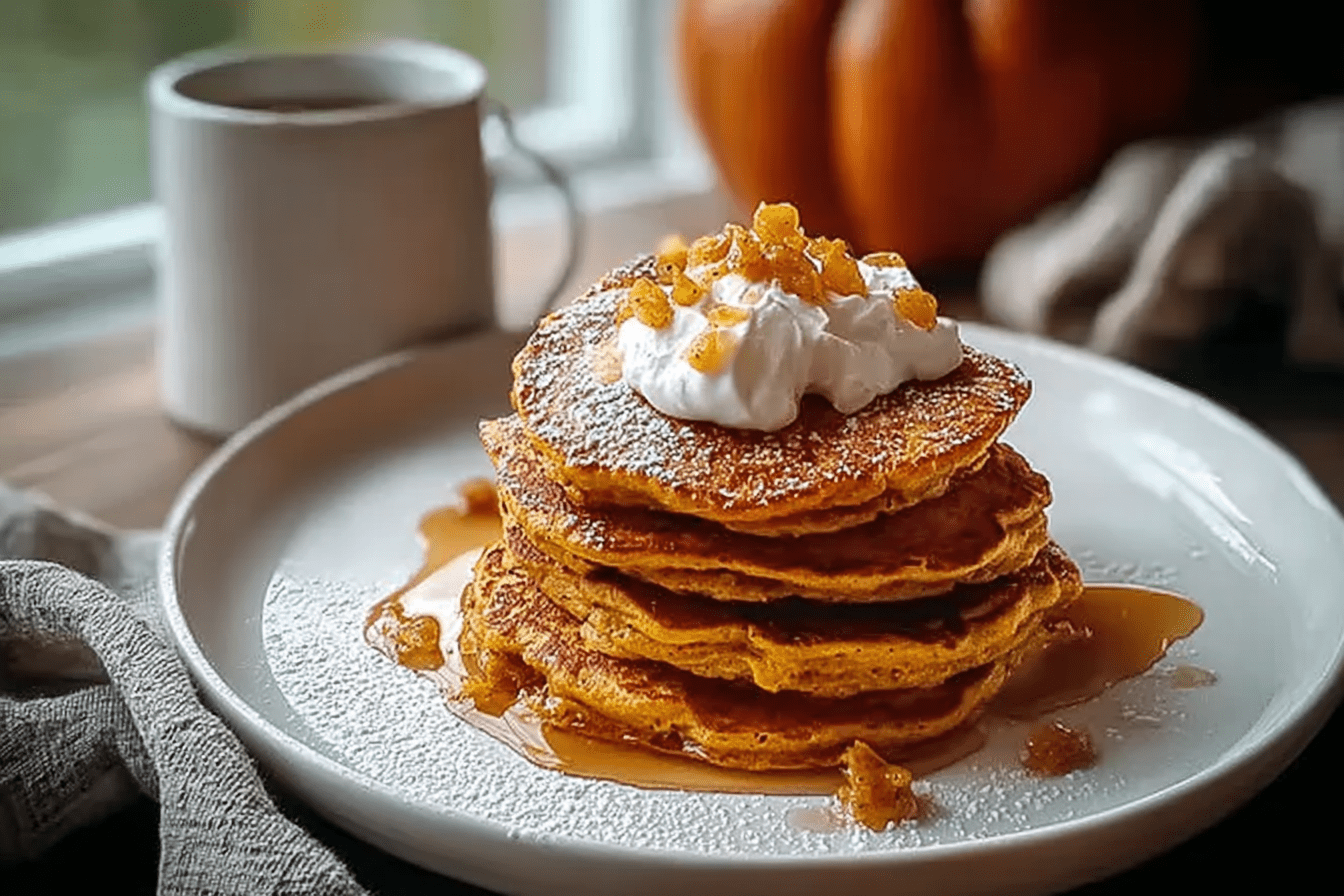 Fluffy Pumpkin Pancakes