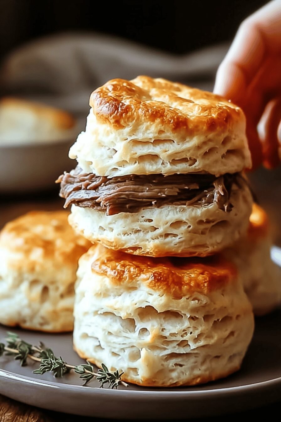 French Dip Biscuits